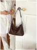 Bolsa Retro de Um Ombro Feminina 2026 Novo Estilo Fashionável Bolsa de Um Ombro Trançada Grande Capacidade Simples Elegante Bolsa de Mão Tote