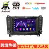 Aplicable al navegador Mercedes-Benz CLK de 7 pulgadas dedicado transfronterizo Android control central inteligente pantalla grande imagen de marcha atrás del coche
