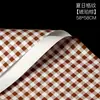 Papel de regalo para ramo fresco impermeable papel Ouya a cuadros verano Plaid floral material de embalaje floristería envoltorio papel de regalo