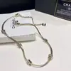 Edición Pareja Xiaoxiang 2025 Nuevo Collar para Mujer Lujo Ligero Nicho Alta Calidad Moda Más Fácil de Combinar Estilo Aroma Ligero Cadena para Clavícula Venta al por Mayor