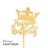 Decoración de Pastel de Celebridad de Internet Feliz Cumpleaños Repostería Pastel Acrílico Card de Diosa Masculina Plug-in Accesorios de Celebridad de Internet