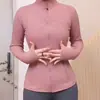 Chamarra de Yoga Xichen Nueva Colección Otoño/Invierno Color Nuevo Ropa Deportiva Casual Fitness Tenis Ajuste Delgado Cuello Alto F620