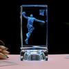 Luz de noche de cristal luminosa de mano de la estrella de la NBA James Kobe Owen, regalo creativo de cumpleaños para hermano y niños