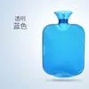 Bolsa de Agua Caliente Transparente de Color Sólido Bolsa Calentador de Manos de PVC Aislamiento Engrosado Invierno Llenado de Agua Venta al por Mayor Transfronteriza