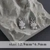 Chapado en Rodio Exquisito Dulce Mori Conjunto de Circonio Reno de Navidad Gatito Ángel Colgante diy Accesorios para Joyería
