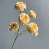 Flores Artificiales: Loto de 6 Cabezas, Peonía, Decoración de Boda, Arreglos Florales para Salones de Boda, Fondos para Fotografía, Flores Artificiales, Venta al por Mayor desde el Fabricante