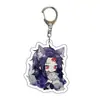 Man Yun Cazador de Demonios: Llavero de Mascota Kimetsu No Yaiba Anime Inosuke Nezuko Acrílico Colgante para Mochila de Estudiante