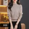Produto Original Dropshipping Transmissão Ao Vivo Mais Vendido Outono e Inverno Novo Estilo Tricô Feminino Solto Versátil Suéter Básico