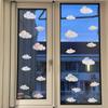 Láser LSK105 colorido para bricolaje, pequeñas nubes de vidrio para ventanas, embellecimiento del hogar, pegatinas decorativas para ventanas, venta al por mayor