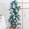 Arreglos Florales de Rosas Artificiales Transfronterizos, Arreglos Florales para Pasillo de Bodas, Flores para Decoración de Hoteles, Decoraciones de Boda, Bolas de Flores Artificiales, Arreglos Florales