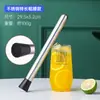 Amassador de Aço Inoxidável Prensa de Picolé Espremedor de Suco Loja de Chá com Leite Amassador Manual Bastão para Espremer Frutas Martelo para Gelo Picado Limão