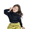 [en stock suéter para niños primavera, otoño e invierno versión coreana para bebés niños y niñas suéter personalizado con rizos cuello semi-alto estilo extranjero combinable