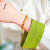 Jin Yan Long No Cae Sha Jin Ji Yan Pulsera de Bobina Giratoria Ping An Alegría Pulsera de Cuerda de Mano Tejida a Mano Femenina
