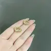 Pendientes Hexagonales de Cobre Exquisitos con Tachuelas de Diamante Estilo Coreano, Super Brillantes, Geométricos, Moda de Celebridad de Internet, Trendy para Viajes y Uso Diario, Versátiles