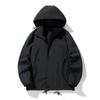 24 Ropa Nueva de Primavera y Otoño para Exteriores para Hombres y Mujeres Chaqueta para Parejas con Gorro Desmontable Chaqueta Impermeable a Prueba de Viento
