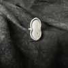 Anillo Imitación Plata Vieja Estilo Antiguo Estilo Étnico Hecho a Mano Plata Miao Bordado DIY Anillo Bordado Viejo Base Accesorios Molde Vacío