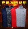 Colete Aquecido Transfronteiriço para Zonas 2, 4 e 9, Colete Aquecido Inteligente com Carregamento USB, Roupa Aquecida Masculina com Aquecimento de Temperatura Constante