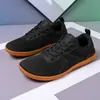 Nuevos Zapatos Anchos para Hombre 2025, Cómodos Zapatos para Caminar para Mujer, Zapatos de Punta Ancha, Zapatos Deportivos Transpirables de Tejido Flyknit con Suela Suave para Pareja, Zapatos para Conducir