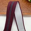 Suspensórios de Cintura Elástica Jacquard Larga de 35mm para Decoração de Roupas, Sapatos e Chapéus, Alta Elasticidade