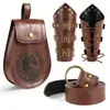 Cinturón Medieval Vikingo Renacentista Transfronterizo Pulsera Retro Disfraz de Cosplay de Halloween Bolso de Cintura para Vestido
