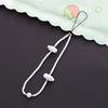 Selección Estricta de Cadena para Teléfono Móvil con Perlas de Nube Joyería Colgante para Funda de Teléfono Móvil DIY Sirena Ji Oso Pulsera de Muñeca Corta Resistente a Caídas