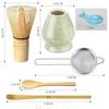 Utensilios de té matcha kit transfronterizo té matcha mezclador de té matcha juego de cuatro piezas té matcha tamizado té matcha