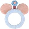 Headband de lavagem de rosto feminino Net vermelho bonito super fofo Mickey feminino dos desenhos animados pequenos Flor Beleza maquiagem headband engraçado orelha headband
