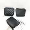 Monedero para mujer Nuevo PU Estudiante Monedero Mini Llavero Cierre Cremallera Color Sólido Creativo De Mano Simple Estilo Coreano Pequeño