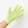 Guantes de Baño de Poliéster, Guantes Exfoliantes de Cinco Dedos de Nylon, Guantes Exfoliantes para Masaje y Sauna, Guantes de Baño