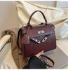 Fábrica de Origen de Exportación Transfronteriza Bolso Kelly para Mujer 2025 Nuevo Bolso de Hombro de Moda Retro Bolso Cruzado Casual Europeo y Americano