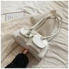 Moda Entrada Luxo Bolsa de Axila Dupla Bolso Feminina 2024 Nova Grande Capacidade Casual Bolsa de Ombro Francesa Nicho Bolsa Tote