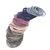 Elásticos de Cabelo de Alta Elasticidade Estilo Coreano Atacado 100 Peças Pacote Grande Elásticos de Cabelo de Nylon Sem Costura