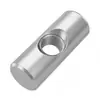 Aço Inoxidável 304 Furo Horizontal Martelo Cabeça de Martelo Capa da Cabeça do Martelo Cilindro Embutido Conexão de Móveis Porca m4m5m6