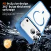 Funda para teléfono para iPhone 18 Pro/17/16, cubierta protectora magnética transparente anticaídas adecuada para iPhone