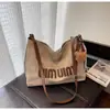 Bolsa Transfronteriza de Gran Capacidad para Mujer, Versátil Otoño e Invierno 2026 Nuevo Bolso Cruzado Casual al Hombro, Bolso Tote Texturizado para el Trabajo