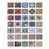 Suministro directo de fábrica de Foshan 100x100 antideslizante azulejo artístico para restaurante cocina baño balcón azulejos pequeños esmaltados