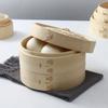 Vapor de Bambu Tecido à Mão Zhongfa Vaporizador de Três Camadas Pães Cozidos no Vapor Pães Cozidos no Vapor Utensílios de Cozinha Domésticos Atacado