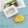 Peixe Pargo Pinça Virar Açúcar Silicone Molde Desenho Animado Peixe Pequeno Chocolate DIY Forma de Assar Ferramenta de Decoração de Bolo