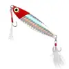 Fabricante Atacado Isca Artificial para Pesca Costeira, Jigging e Corrico com Anzóis com Ranhura de Sangue e Anzóis de Pena