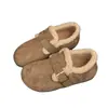 Zapatos Birkenstock de Plataforma con Suela Gruesa para Mujer, Nuevo Estilo Otoño e Invierno 2026, Forrados de Felpa, Cálidos, Mocasines Versátiles, Botas de Nieve, Zapatos de Algodón