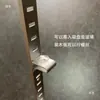 Tiras Perforadas Horizontales para Columna Accesorios de Soporte para Estante de Vidrio de Gabinete de Vino para Supermercado Gabinete de Farmacia Pilar A Aleación de Aluminio Estante de Gabinete de Zapatos Armario