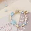 Jingdezhen Pulsera de Cerámica al por Mayor Pequeña Fresca Dulce Artesanía Pesada Cuerda Trenzada Estrella Pulsera de Nicho Joyería Pulsera al por Mayor