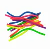 Diseño Especial Transfronterizo para Fideos Reductores de Estrés, Fideos de TPR, Ventilación Elástica, Juguetes de Fideos con Cordón para Aliviar el Estrés, Venta al por Mayor por Fabricante
