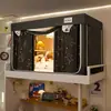 Modelo Nuevo 2026 Mosquitero Cortina Oscura de Cuatro Capas para Dormitorio - Serie Estilo Fresco