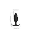 Tapón Anal de Silicona Masturbador Anal Unisex para Hombres y Mujeres Expansión Anal del Punto G Tapón Anal Juguetes Sexuales para Adultos