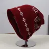 Gorro Tricô Patchwork Versátil Outono e Inverno Coreano Malha Acrílica Retrô Artístico Afina o Rosto Gorro Soltinho