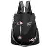 Mochila Bordada com Flores 2020 Novo Estilo Nacional Literário Mochila Oxford Grande Capacidade Bolsa Feminina de Celebridade da Internet Dropshipping