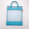 Yi Youmei Vertical Camada Única Requintado Nylon Patchwork Portátil Estudante Assunto Tutoria Escritório Papelaria Bolsa De Armazenamento Com Zíper