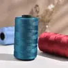 Fio de seda gelada, fita plana de algodão mercerizado e linho para almofadas tecidas à mão DIY, sapatos, chapéus de proteção solar primavera/verão e tecelagem de bolsas