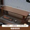 Soporte de madera maciza para ordenador de escritorio, estante de almacenamiento para escritorio de oficina, organizador de escritorio, soporte para portátil
